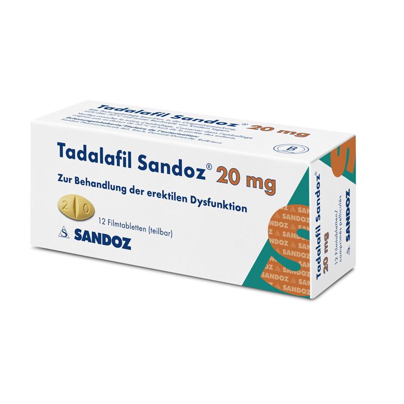 TADALAFIL Sandoz Filmtabl 20 mg 12 Stk