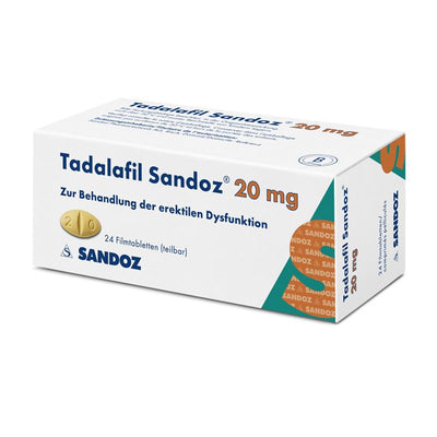 TADALAFIL Sandoz Filmtabl 20 mg 24 Stk