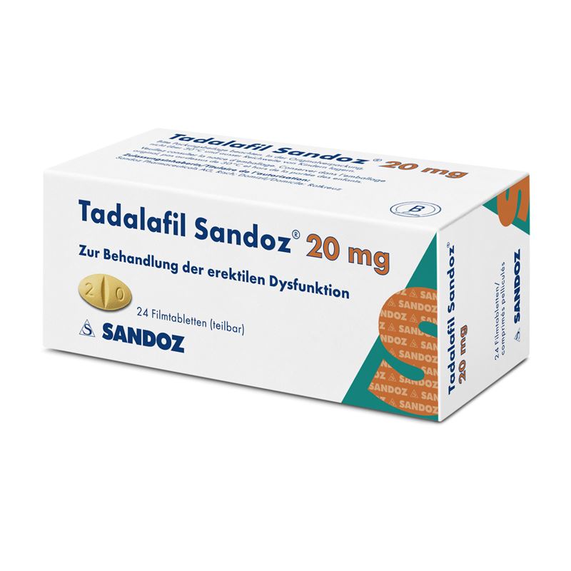 TADALAFIL Sandoz Filmtabl 20 mg 24 Stk