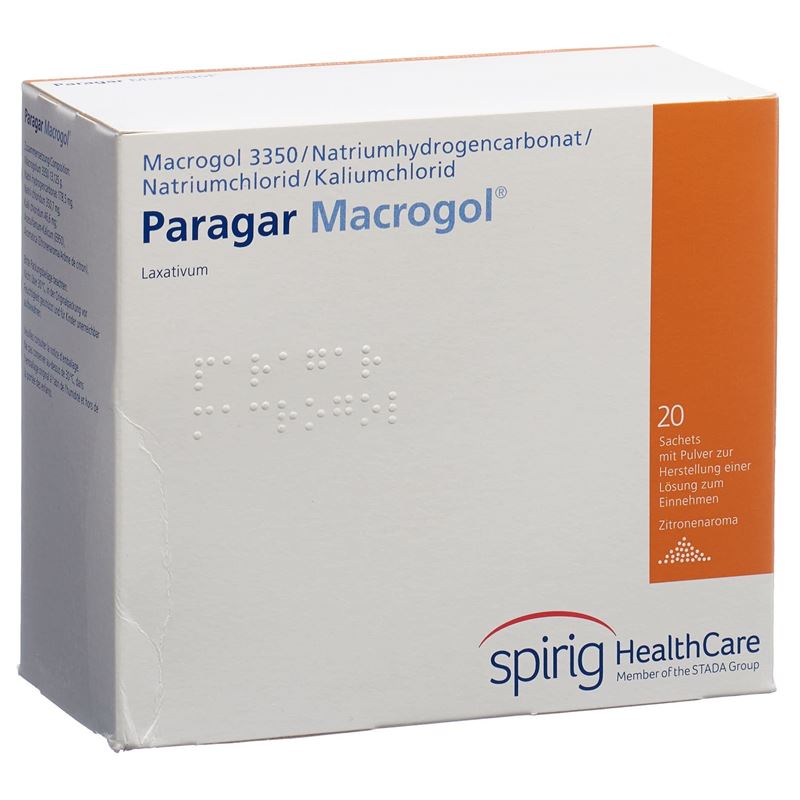PARAGAR MACROGOL Plv Btl 20 Stk