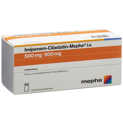 IMIPENEM-CILASTATIN Mepha 500/500mg 10 Stk