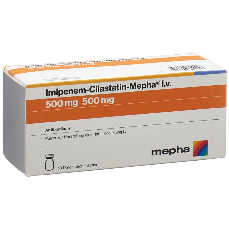 IMIPENEM-CILASTATIN Mepha 500/500mg 10 Stk