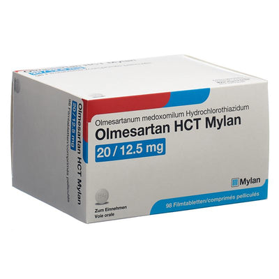 OLMESARTAN HCT Mylan Filmtabl 20/12.5mg 98 Stk