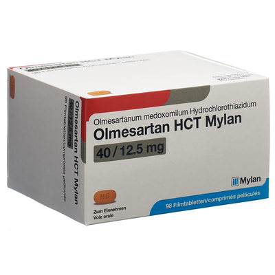 OLMESARTAN HCT Mylan Filmtabl 40/12.5mg 98 Stk