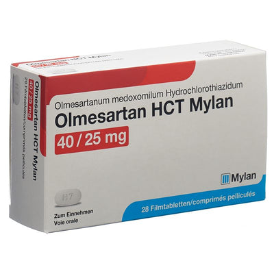 OLMESARTAN HCT Mylan Filmtabl 40/25mg 28 Stk
