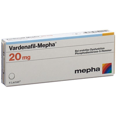 VARDENAFIL Mepha Filmtabl 20 mg 4 Stk