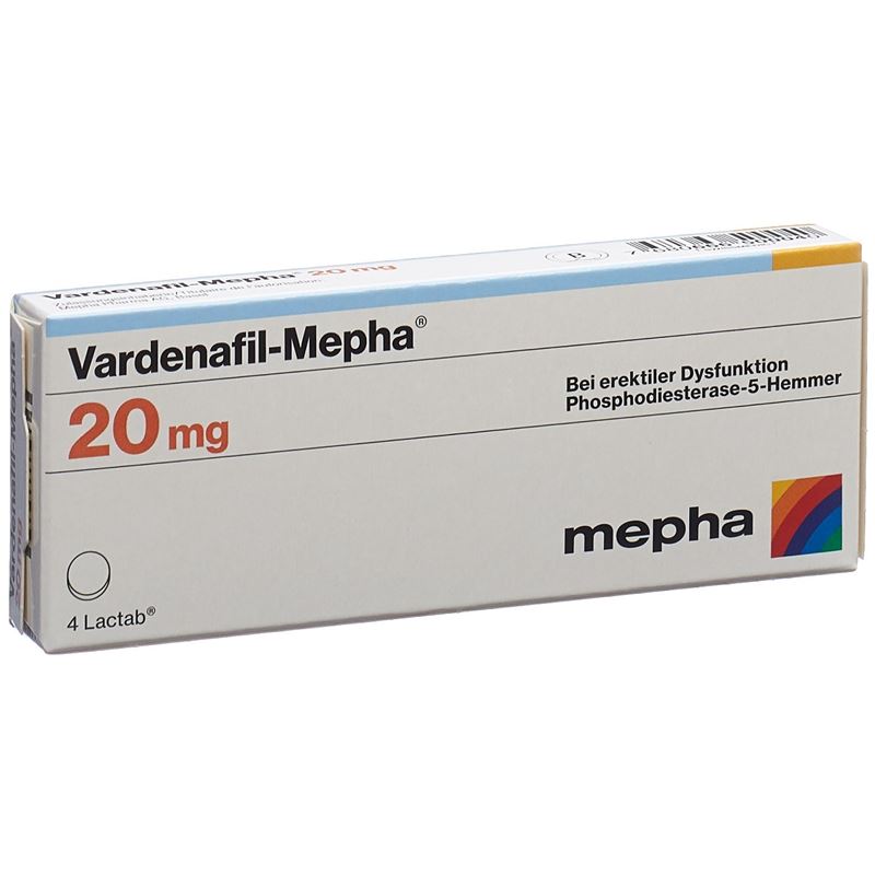 VARDENAFIL Mepha Filmtabl 20 mg 4 Stk