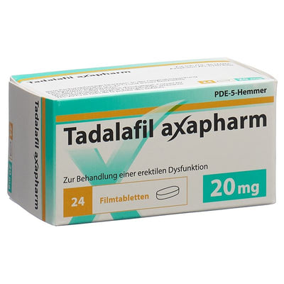 TADALAFIL axapharm Filmtabl 20 mg 24 Stk