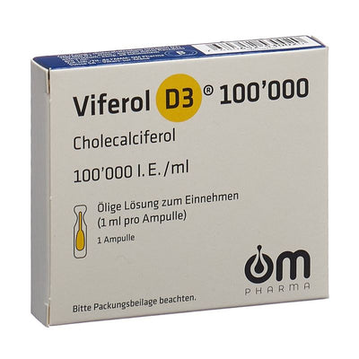 VIFEROL D3 Trink Lös 100000 IE/ml Amp