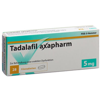 TADALAFIL axapharm Filmtabl 5 mg 28 Stk