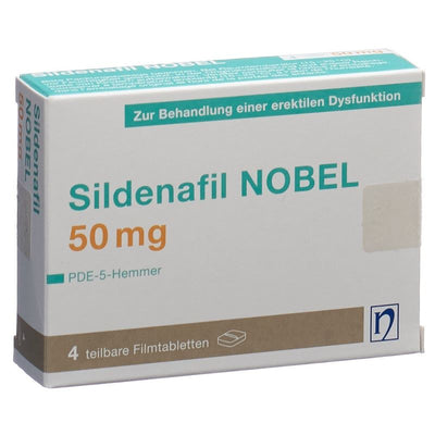 SILDENAFIL NOBEL Filmtabl 50 mg 4 Stk