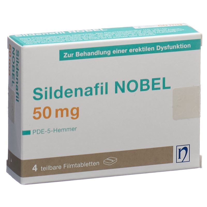 SILDENAFIL NOBEL Filmtabl 50 mg 4 Stk