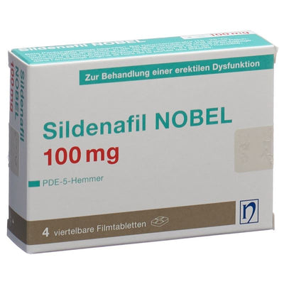 SILDENAFIL NOBEL Filmtabl 100 mg 4 Stk
