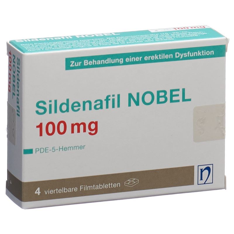 SILDENAFIL NOBEL Filmtabl 100 mg 4 Stk