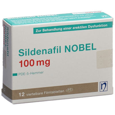 SILDENAFIL NOBEL Filmtabl 100 mg 12 Stk
