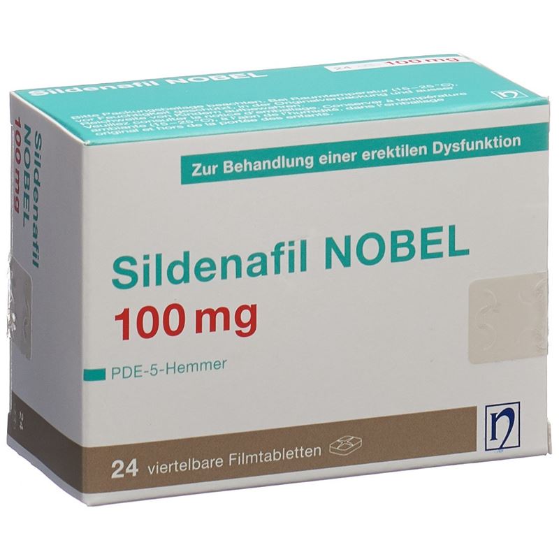 SILDENAFIL NOBEL Filmtabl 100 mg 24 Stk
