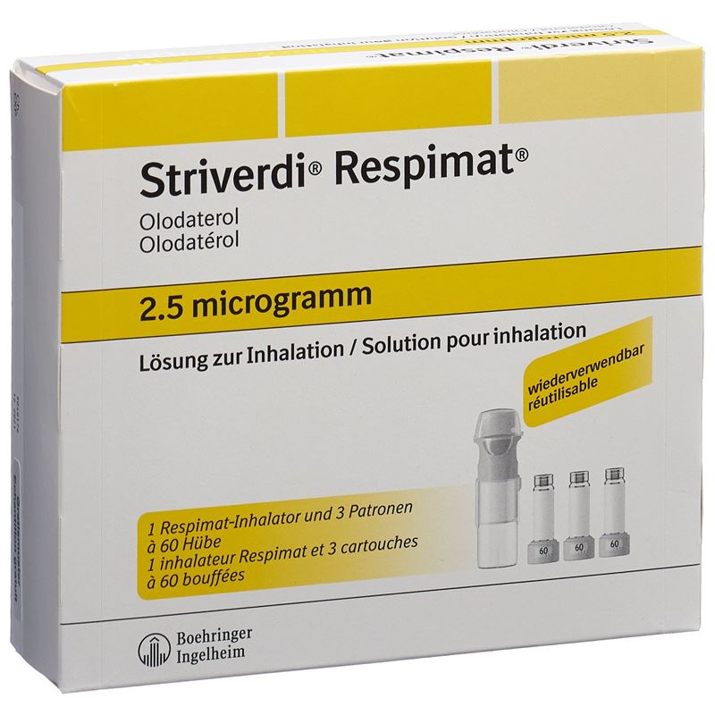 STRIVERDI Respimat 2.5 mcg/Hub wiederve 3 x 60 Dos