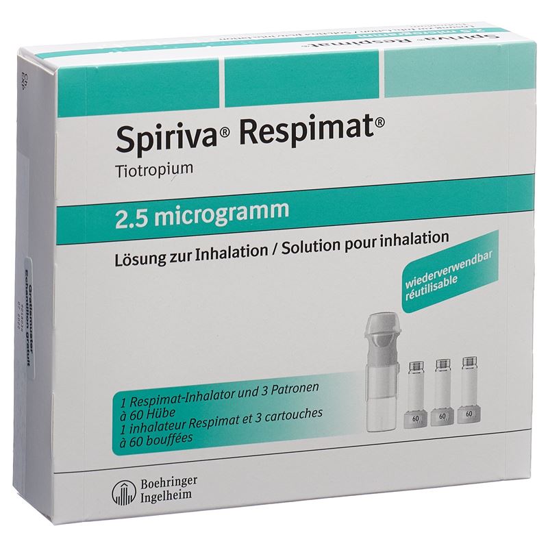 SPIRIVA Respimat 2.5 mcg/Hub wiederverw 3 x 60 Dos
