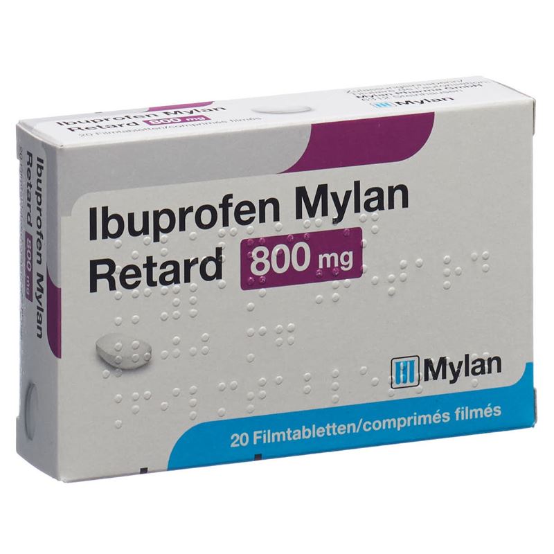 IBUPROFEN Mylan Ret Filmtabl 800 mg 20 Stk