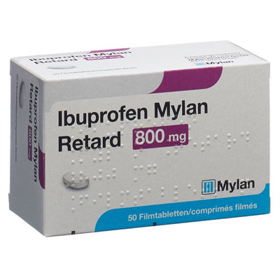 IBUPROFEN Mylan Ret Filmtabl 800 mg 50 Stk