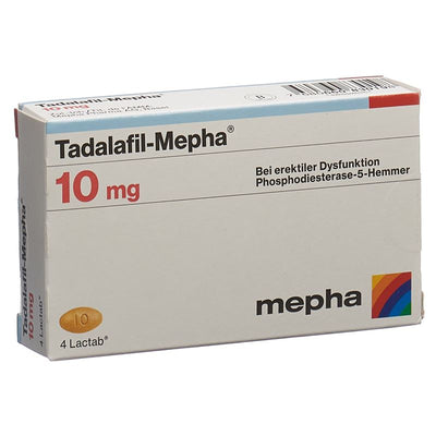 TADALAFIL Mepha Filmtabl 10 mg 4 Stk