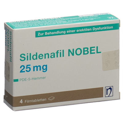 SILDENAFIL NOBEL Filmtabl 25 mg 4 Stk