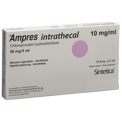 AMPRES intrathecal 50 mg/5ml ster Bli Amp 10 Stk