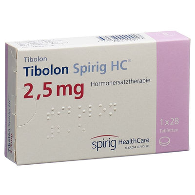 TIBOLON Spirig HC Tabl 2.5 mg 28 Stk