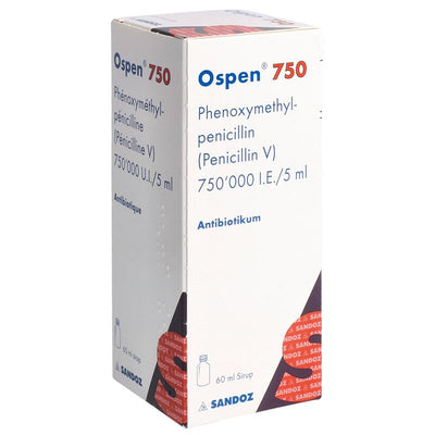 OSPEN 750 Sirup 750000 IE/5ml Fl 60 ml