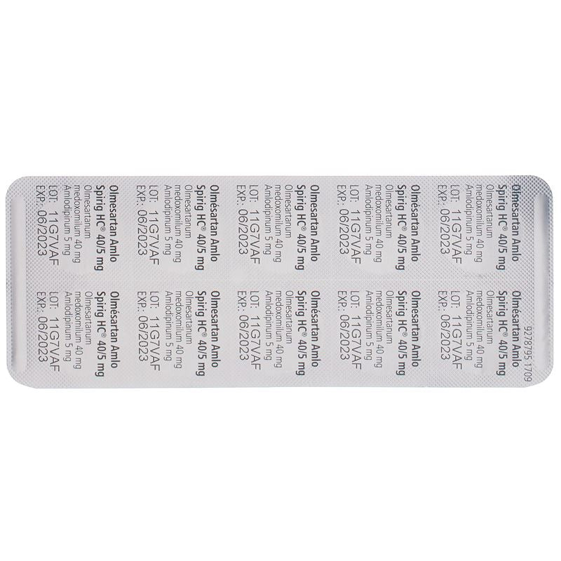 OLMESARTAN AMLO Spirig HC 40/5mg (neu) 100 Stk - CONTENTBACK
