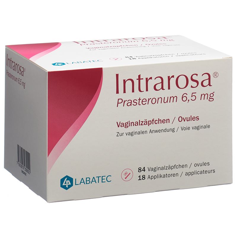 INTRAROSA Vag Supp 6.5 mg mit Applikatoren 84 Stk