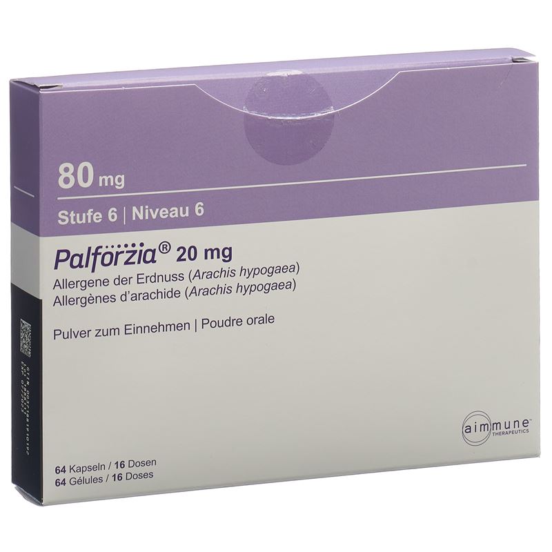 PALFORZIA Stufe 6 Plv 20 mg 64 Stk
