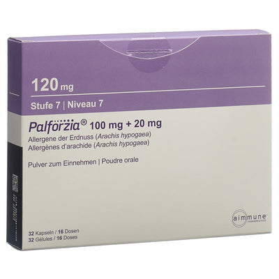 PALFORZIA Stufe 7 Plv 16x20mg/16x100mg 32 Stk