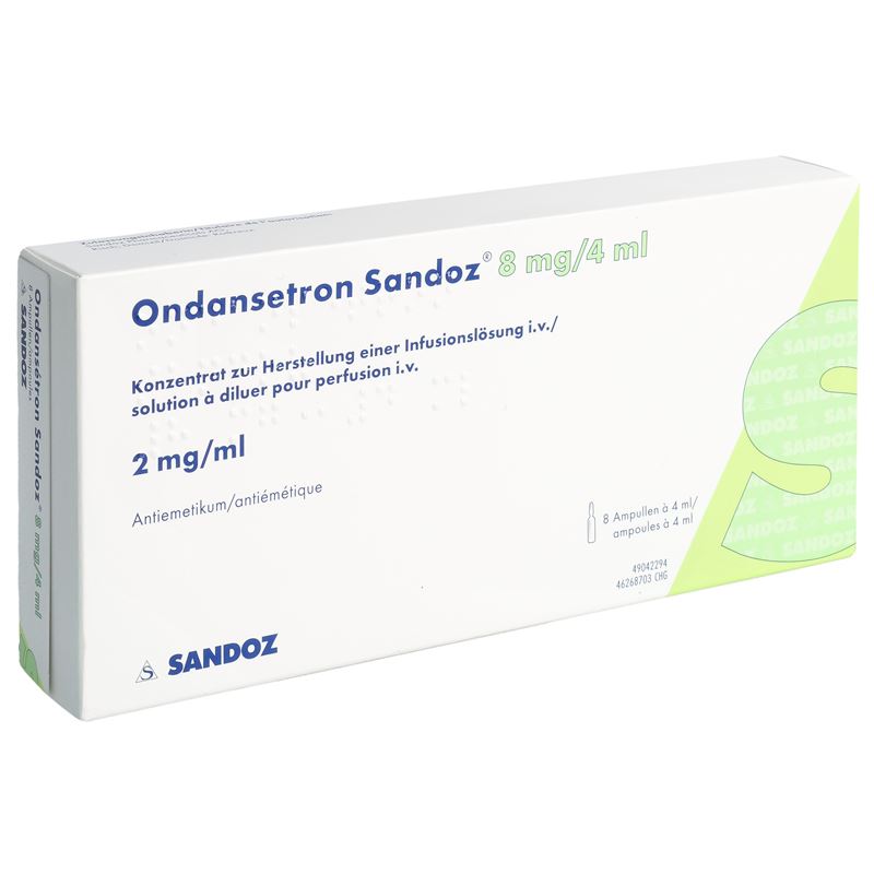 ONDANSETRON Sandoz Inf Konz 8 mg/4ml 8 Amp 4 ml