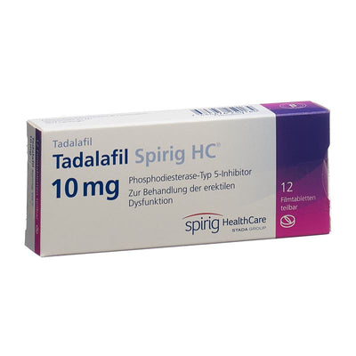 TADALAFIL Spirig HC Filmtabl 10 mg 12 Stk
