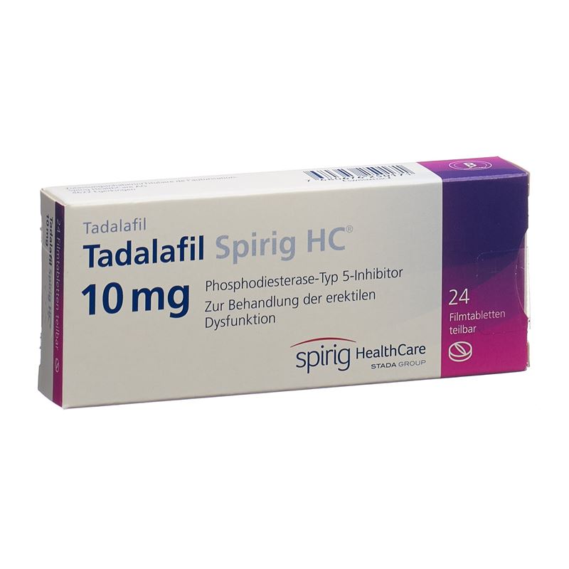 TADALAFIL Spirig HC Filmtabl 10 mg 24 Stk