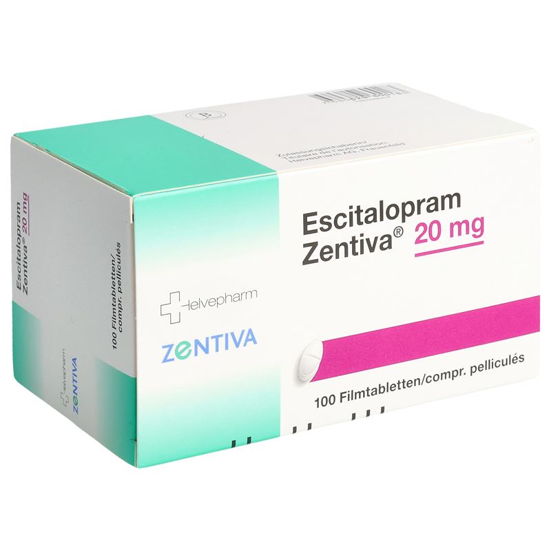 ESCITALOPRAM Zentiva Filmtabl 20 mg 100 Stk