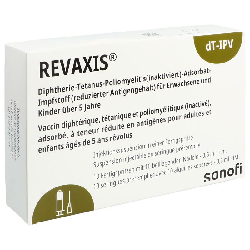 REVAXIS Inj Susp mit 1 Nadel 10 Fertspr 0.5 ml