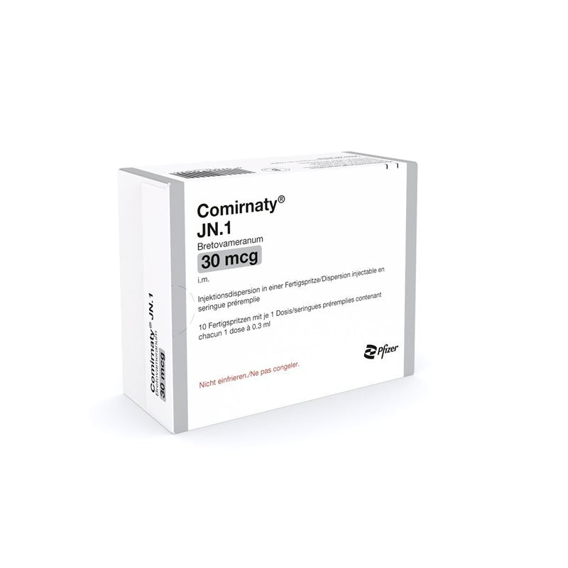 COMIRNATY JN.1 Inj Emuls 30 mcg/Dosis Fe Sp 10 Stk
