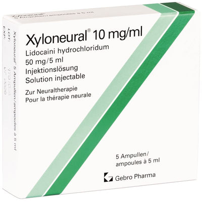 XYLONEURAL Inj Lös o Kons 5 Amp 5 ml