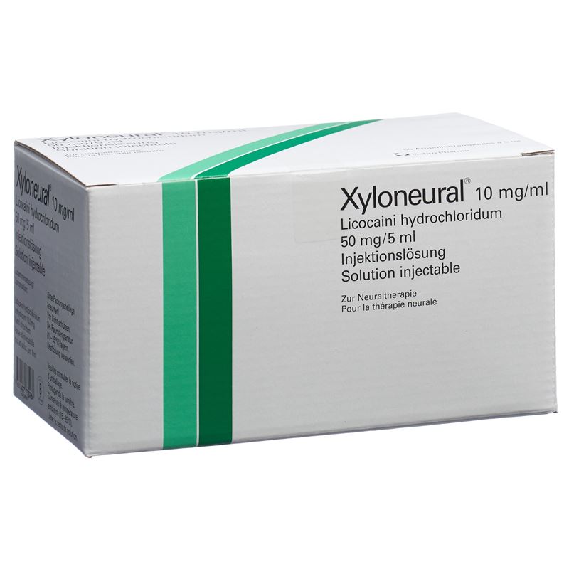 XYLONEURAL Inj Lös o Kons 50 Amp 5 ml