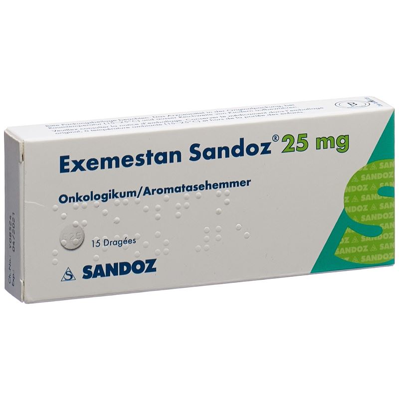 EXEMESTAN Sandoz Drag 25 mg 15 Stk