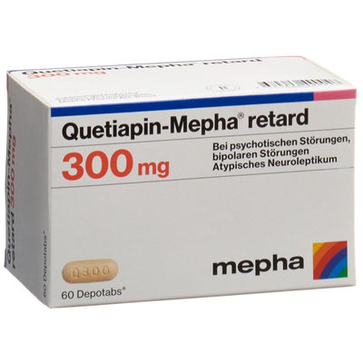 QUETIAPIN Mepha retard Depotabs 300 mg 60 Stk